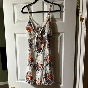 Rue21 Cream Floral Dress